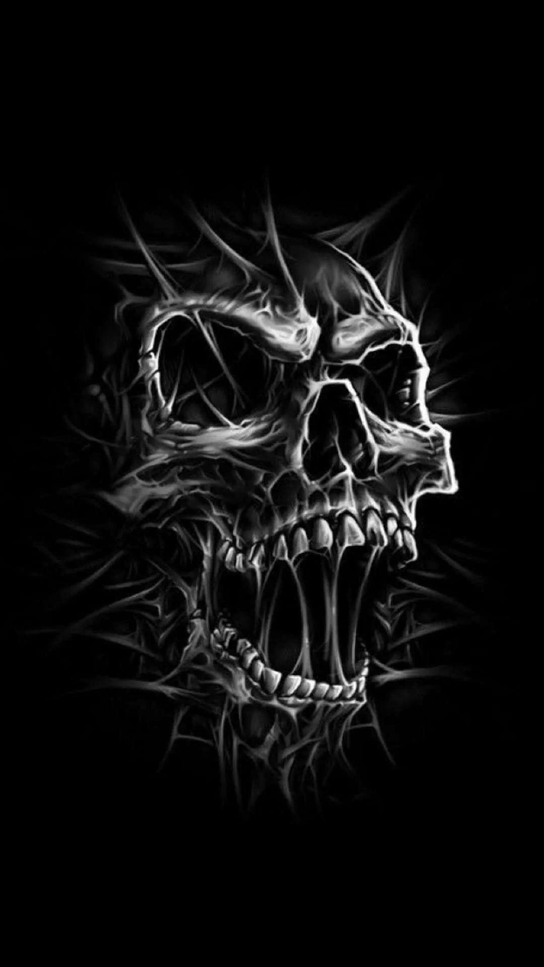 Cool Skull Iphone Wallpapers Top Free Cool Skull Iphone Backgrounds Wallpaperaccess