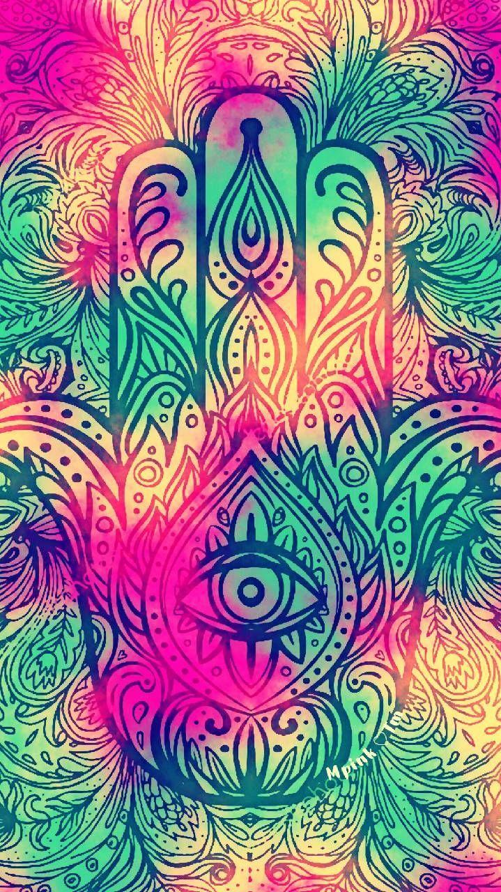 719x1280 Colorful Mandala By Idiots Tribal Wallpaper #androidwallpaper #iphonewallpaper #wallpaper #galaxy #sparkle. Pretty wallpaper, Tribal wallpaper, Galaxy wallpaper