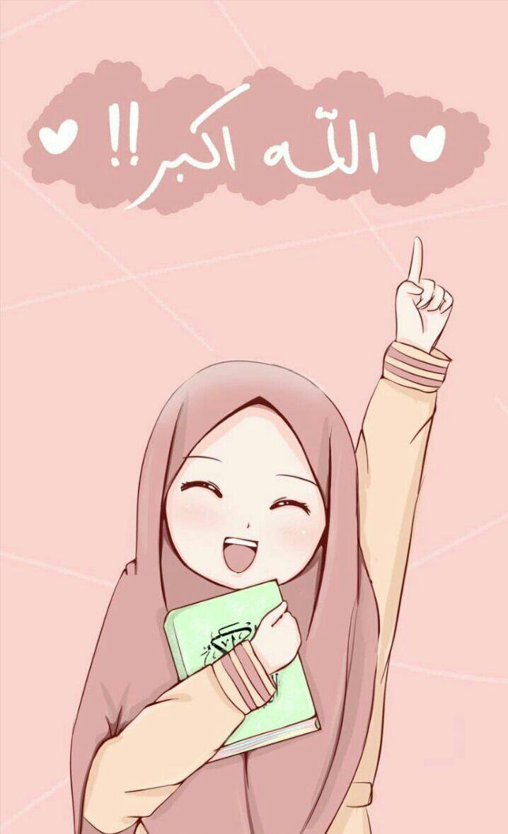 718x1179 muslim wallpaper. Kartun, Ilustrasi karakter, Ilustrasi lucu