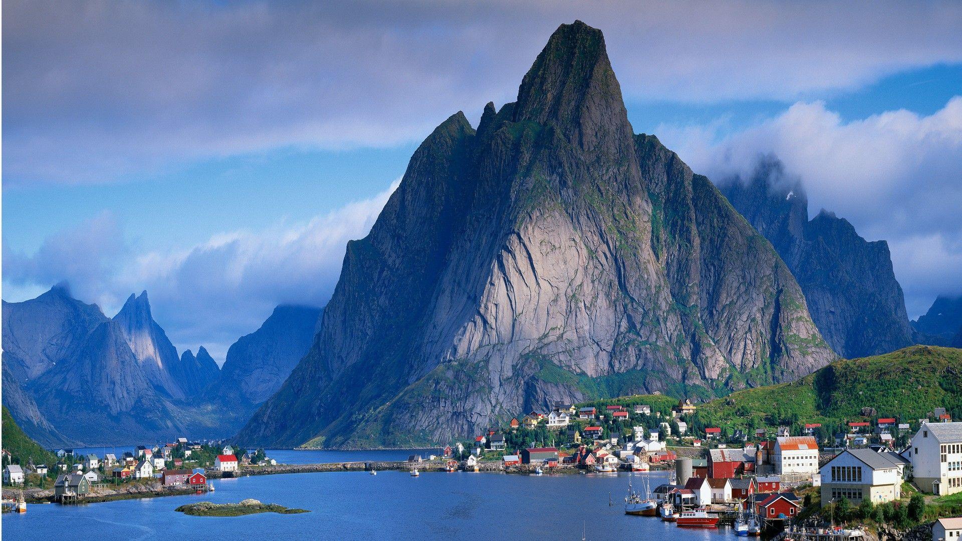 1920x1080 Lofoten Islands in Norway wallpaper and image, picture, photo