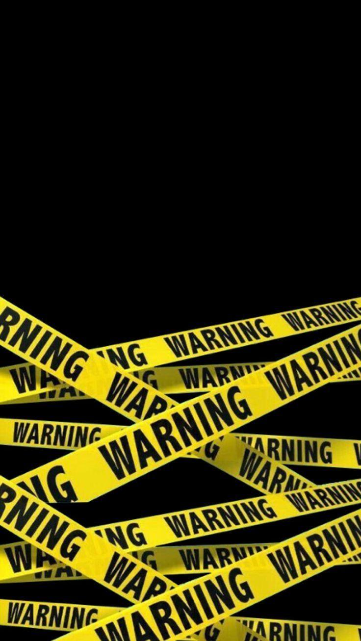 736x1307 Black yellow warning wallpaper. Hype wallpaper, Funny phone wallpaper, Hypebeast wallpaper