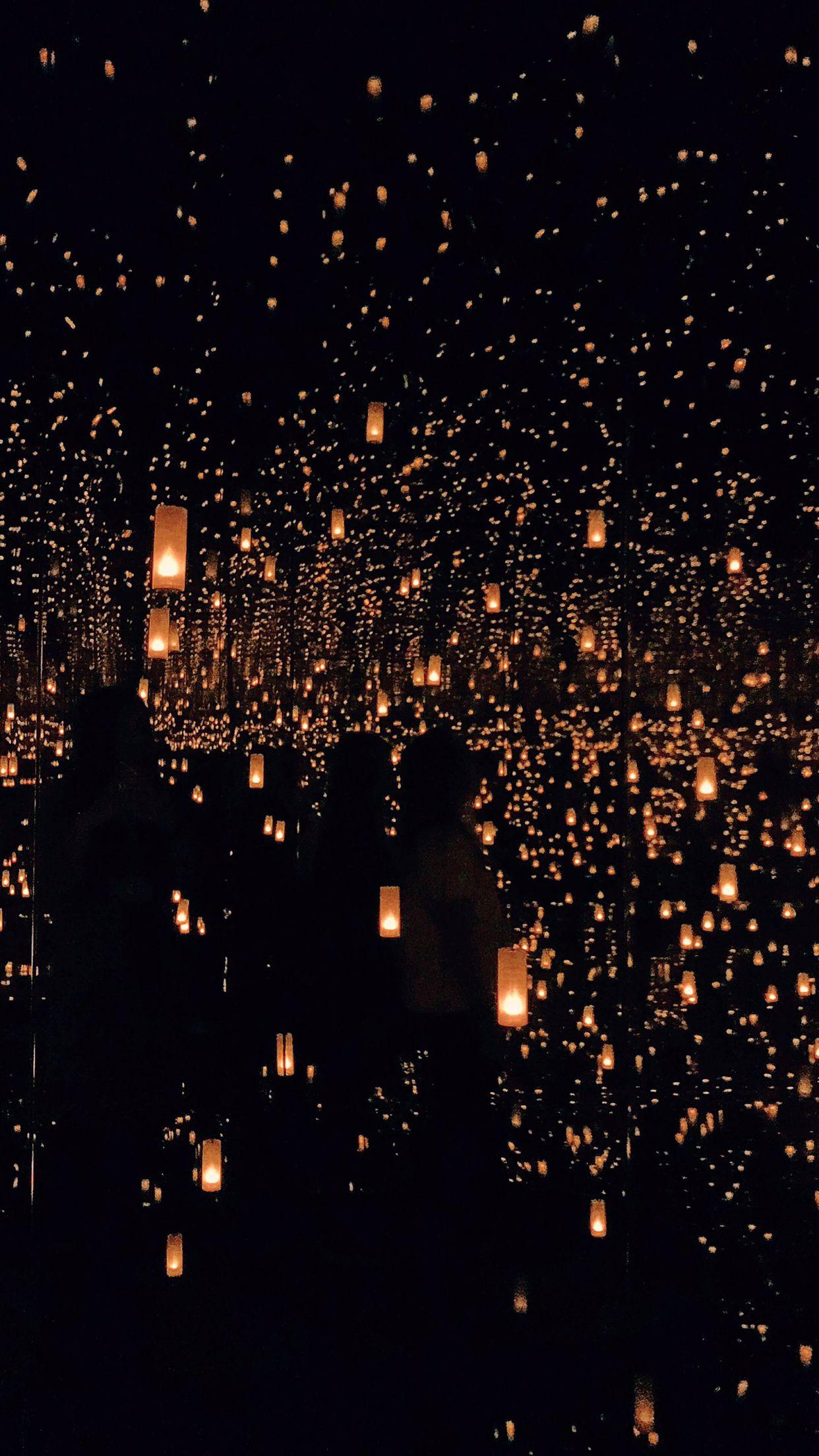 1242x2208 Yayoi Kusama.  Đèn lồng bầu trời, Hình nền tình yêu, Hình nền nghệ thuật