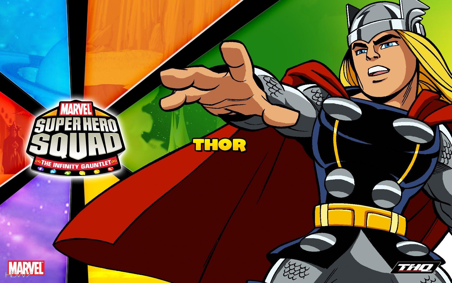 1920x1200 marvel super hero squad the infinity gauntlet thor widescreen wallpaper. HD wallpaper gallery