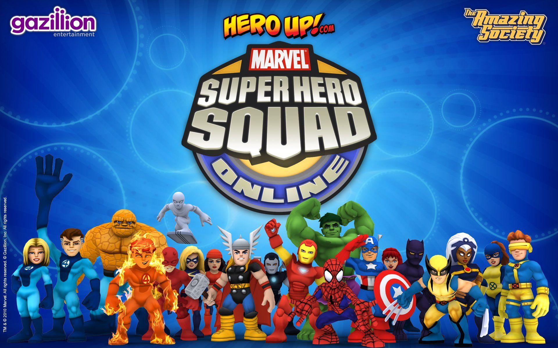 1920x1200 MARVEL SUPER HERO SQUAD online superhero hero heroes 1mshs action fighting comics wallpaperx1200