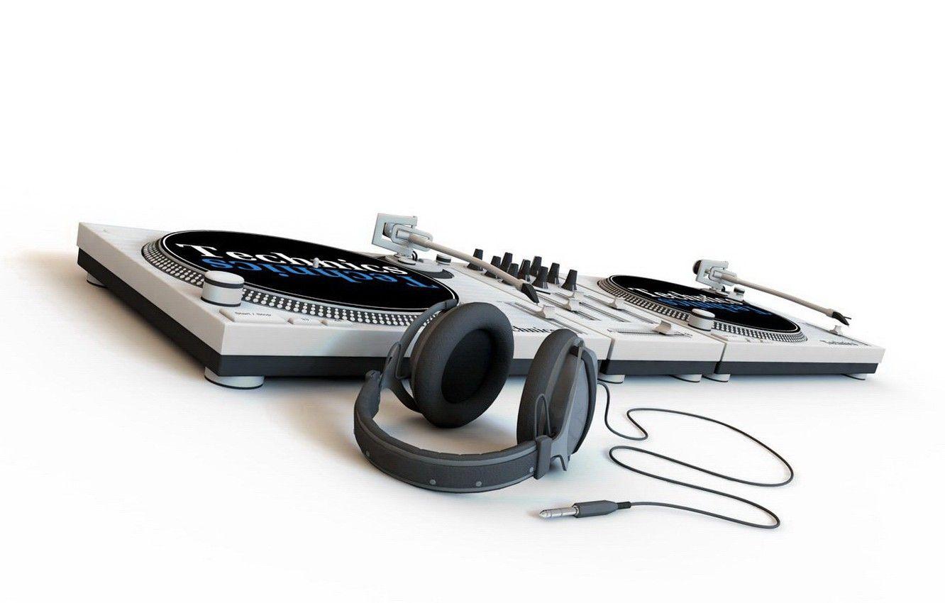 1332x850 Wallpaper Minimalism, DJ, Headphones Image For Desktop, Section Hi Tech