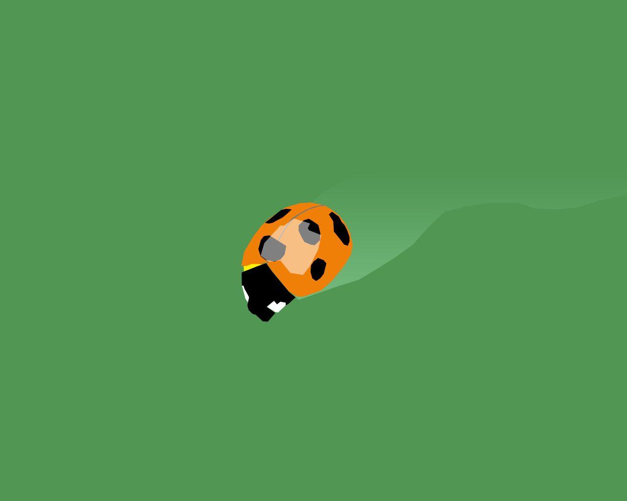 1280x1024 Lady Bug wallpaper. Lady Bug