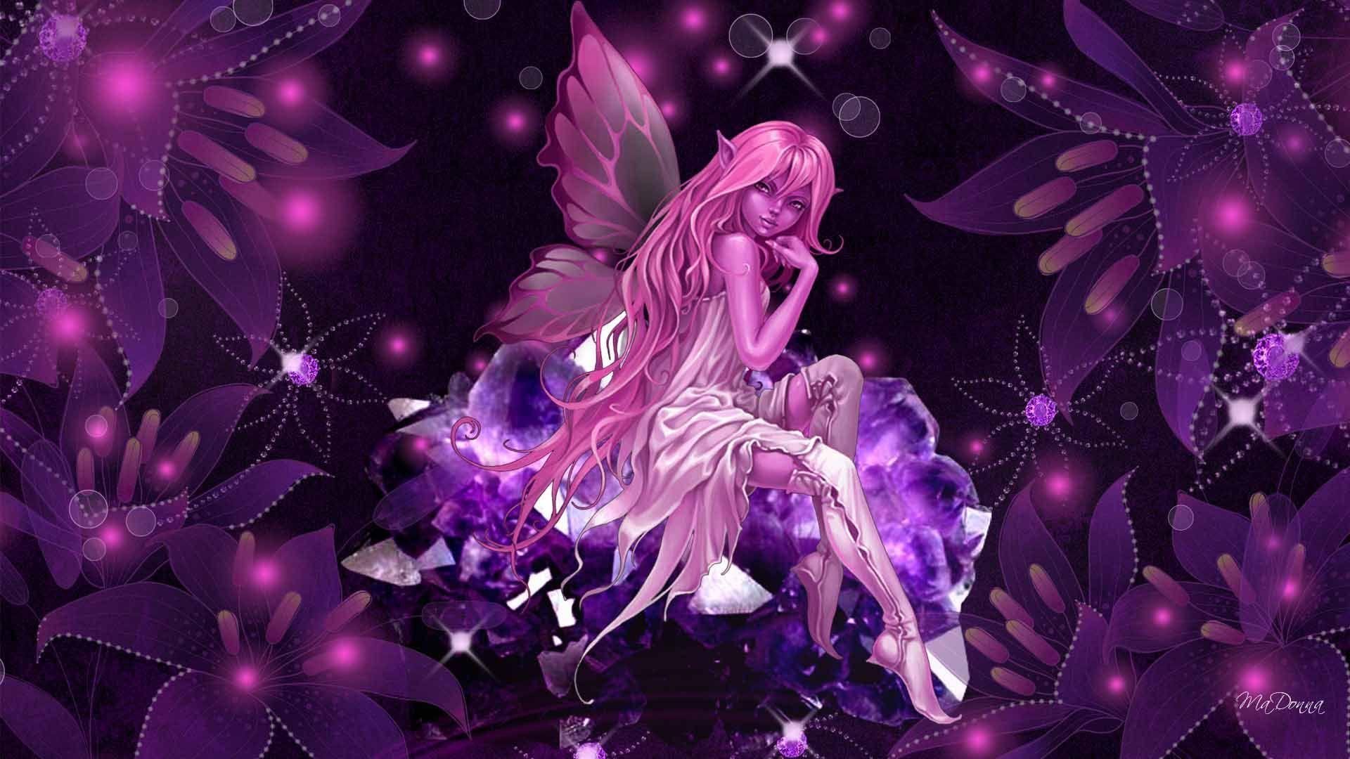 1920x1080 Pink Fairy Wallpaper Hd (1920×1080). Fairy Wallpaper, Fairy Picture, Beautiful Fairies