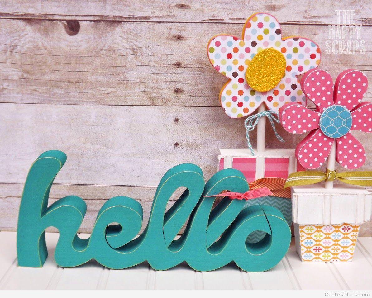 1194x957 Card Wallpaper Hello Spring image