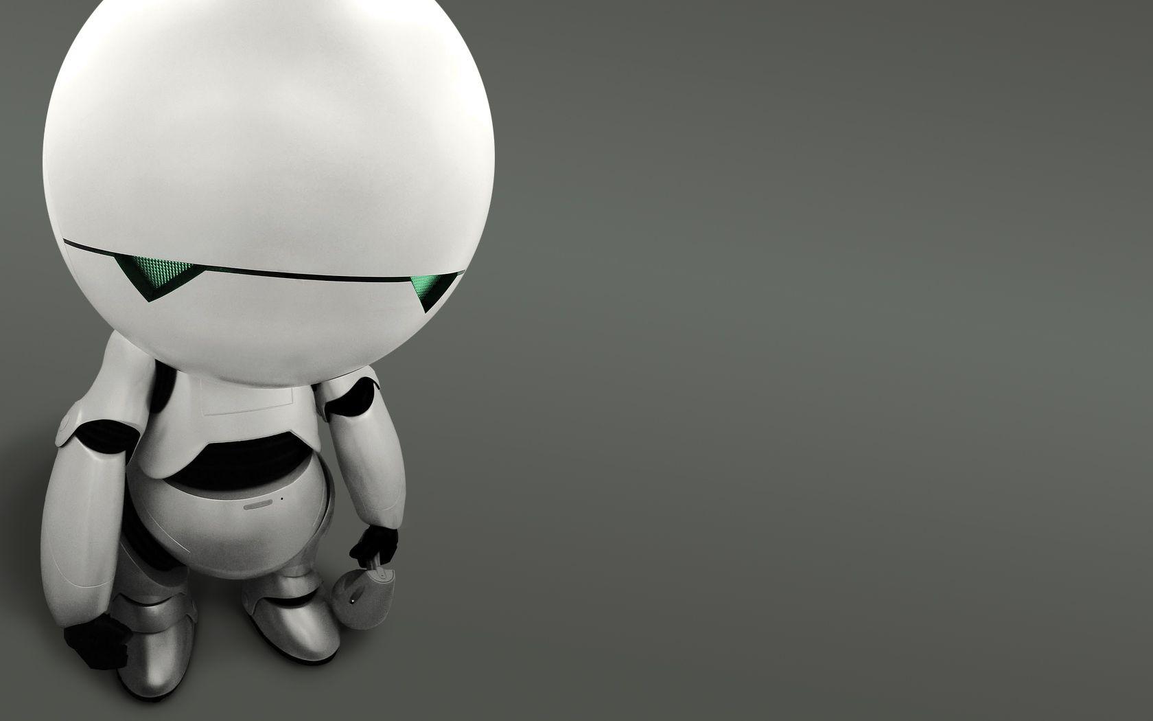 1680x1050 Robot Desktop Wallpaper