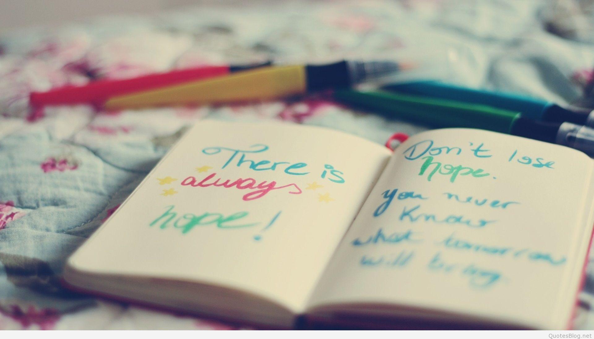 1920x1097 Hope quotes and messages on picture
