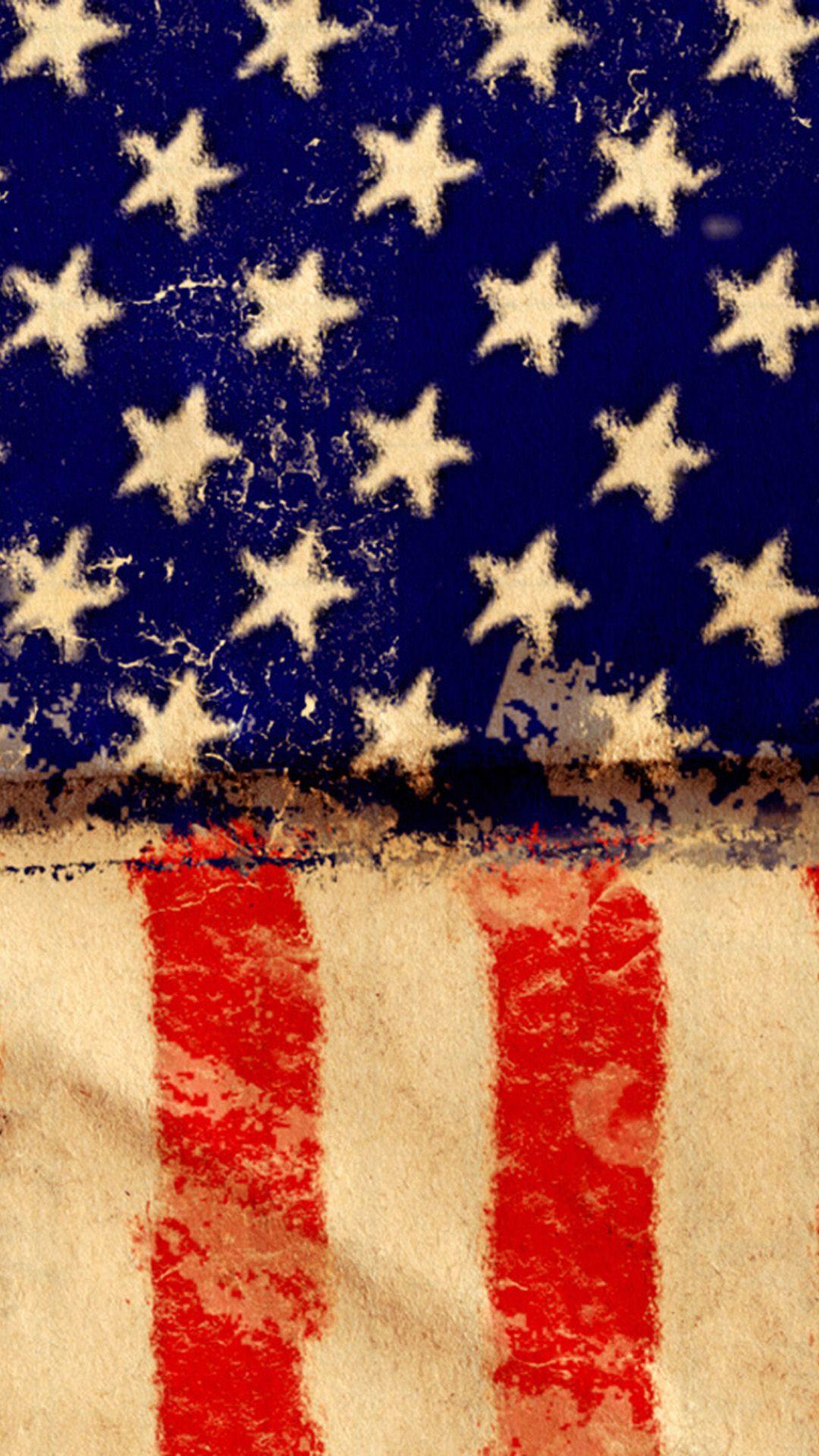 1080x1920 Widescreen HQ Definition Wallpaper of America Flag for Windows