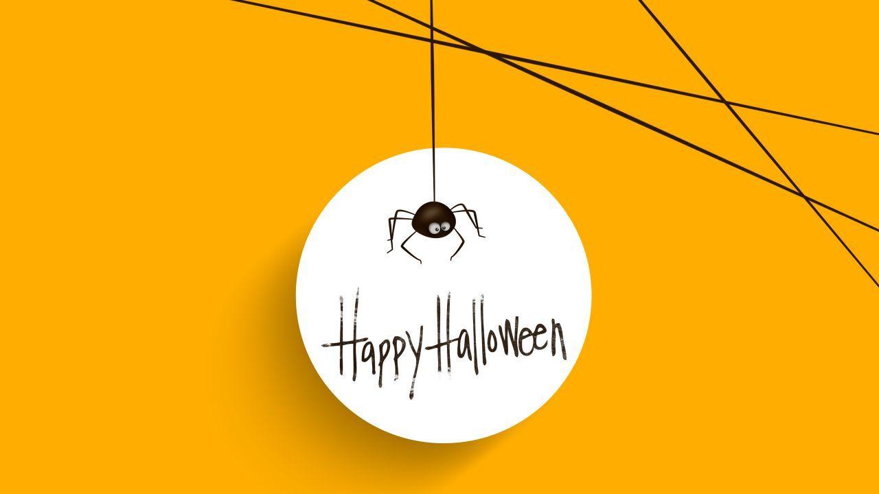1280x720 Wallpaper Happy Halloween, Minimal, HD, Celebrations / Editor's Picks,. Wallpaper for iPhone, Android, Mobile and Desktop