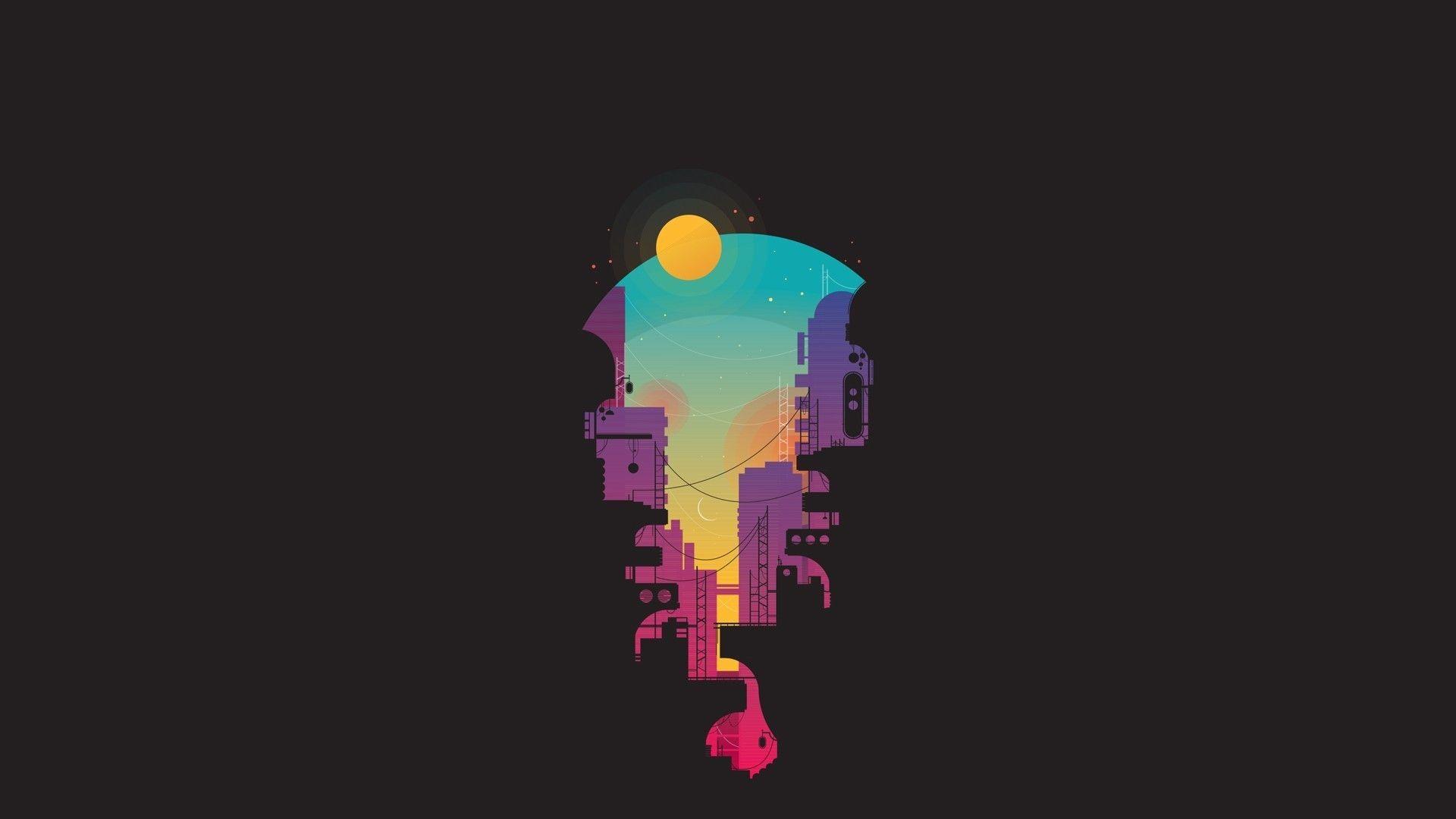 1920x1080 Minimalist Technology Wallpaper