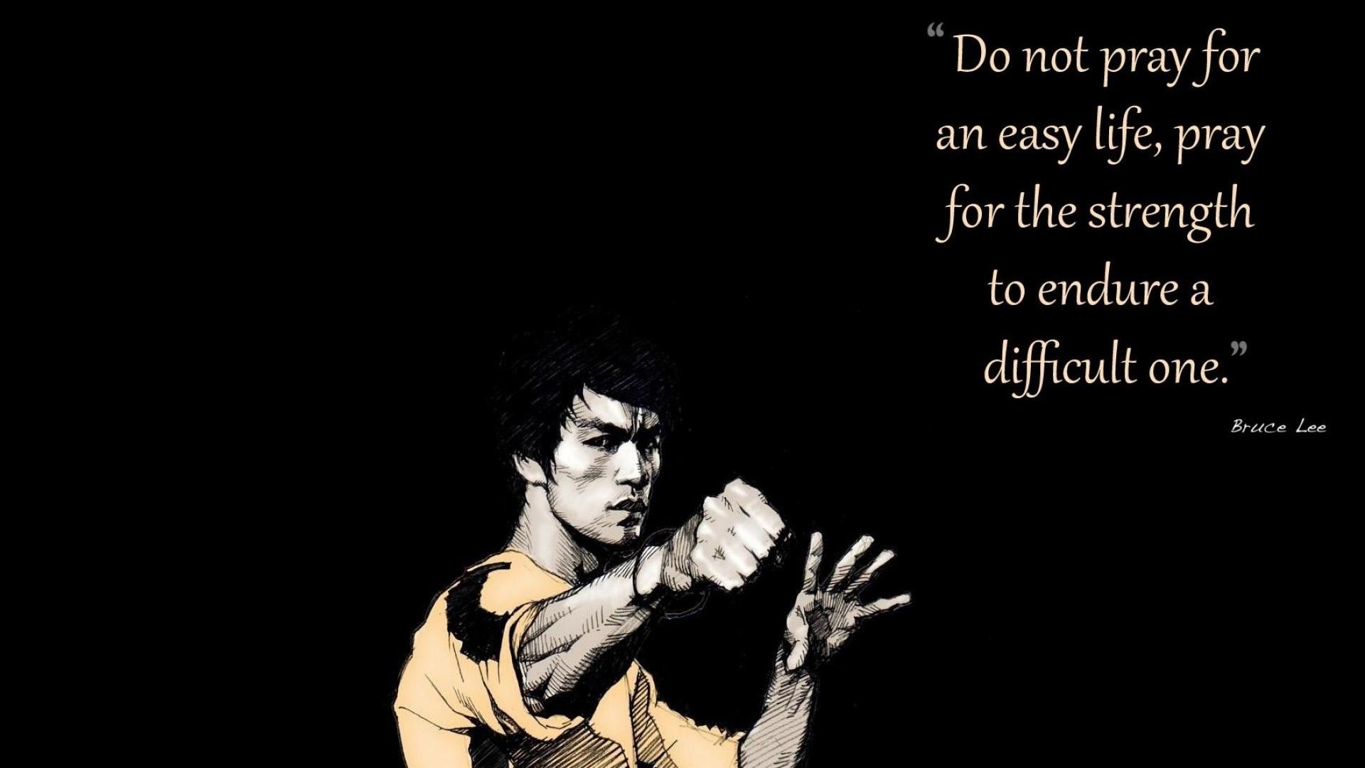 1920x1080 Bruce Lee Inspirational Quote on Life HD Desktop Wallpaper Background download