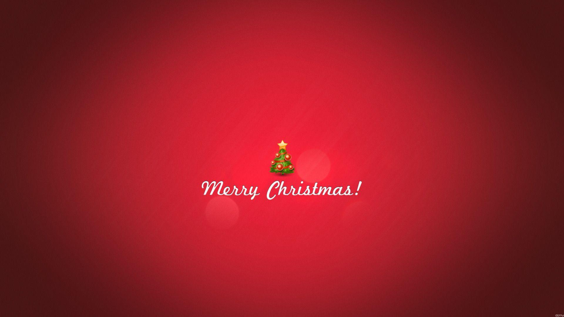 1920x1080 Minimalist Merry Christmas Wallpaper HD 1080p Design HD Wallpaper