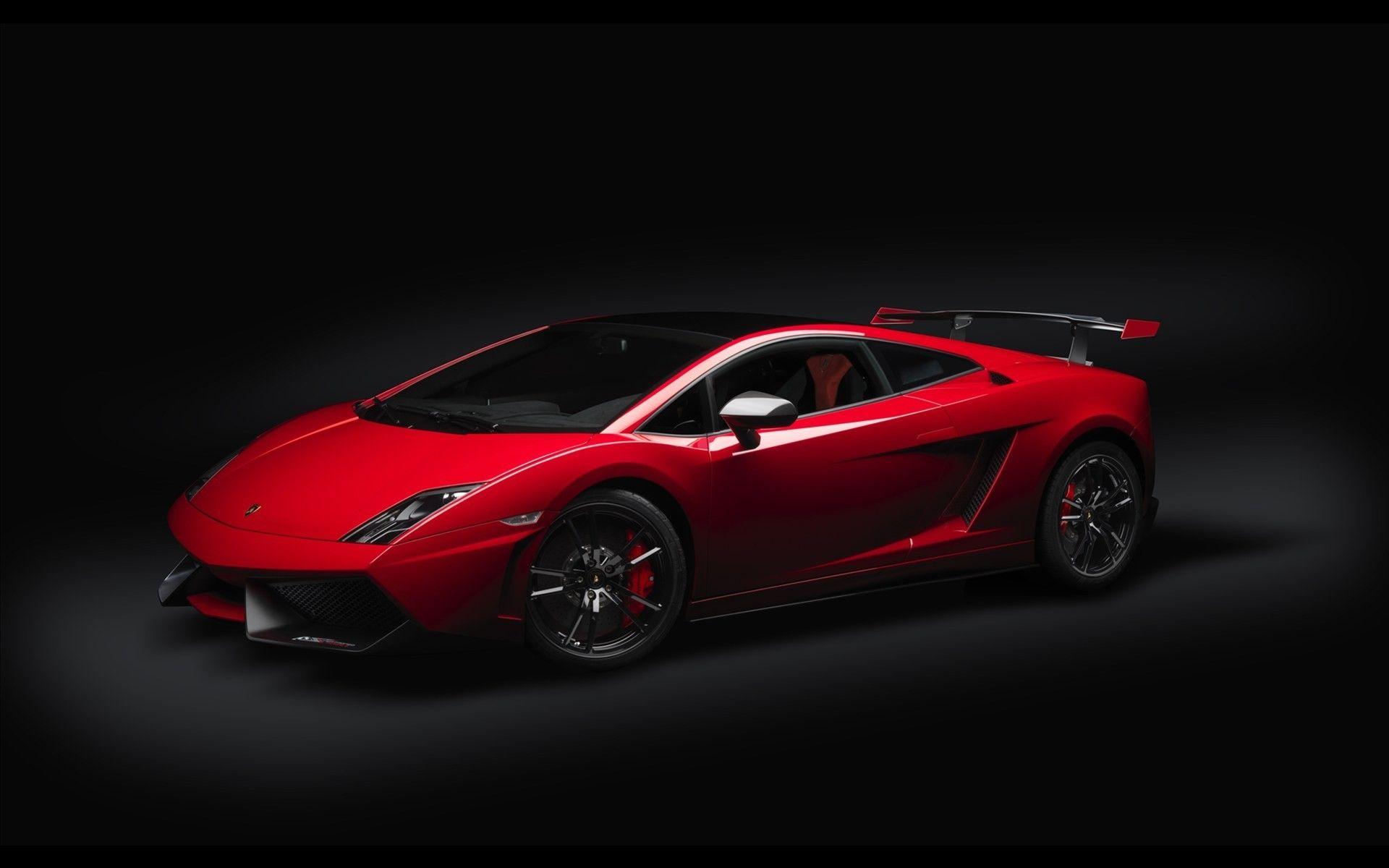 1920x1200 Lamborghini black background cars red vehicles wallpaper
