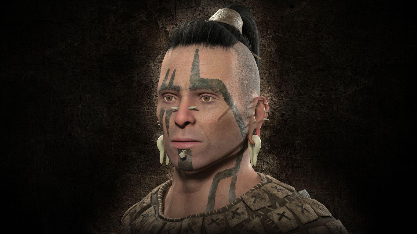 1366x768 Mayan warrior