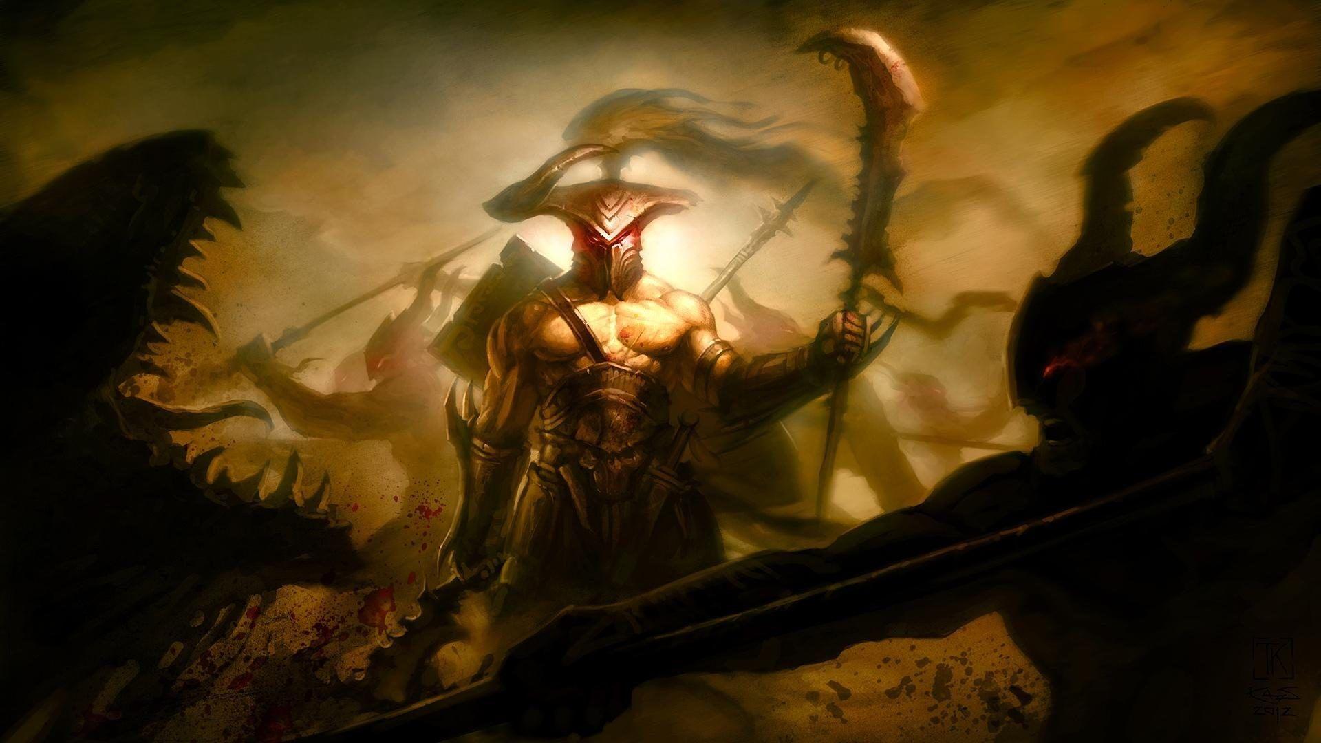 1920x1080 Aztec Warrior Wallpaper