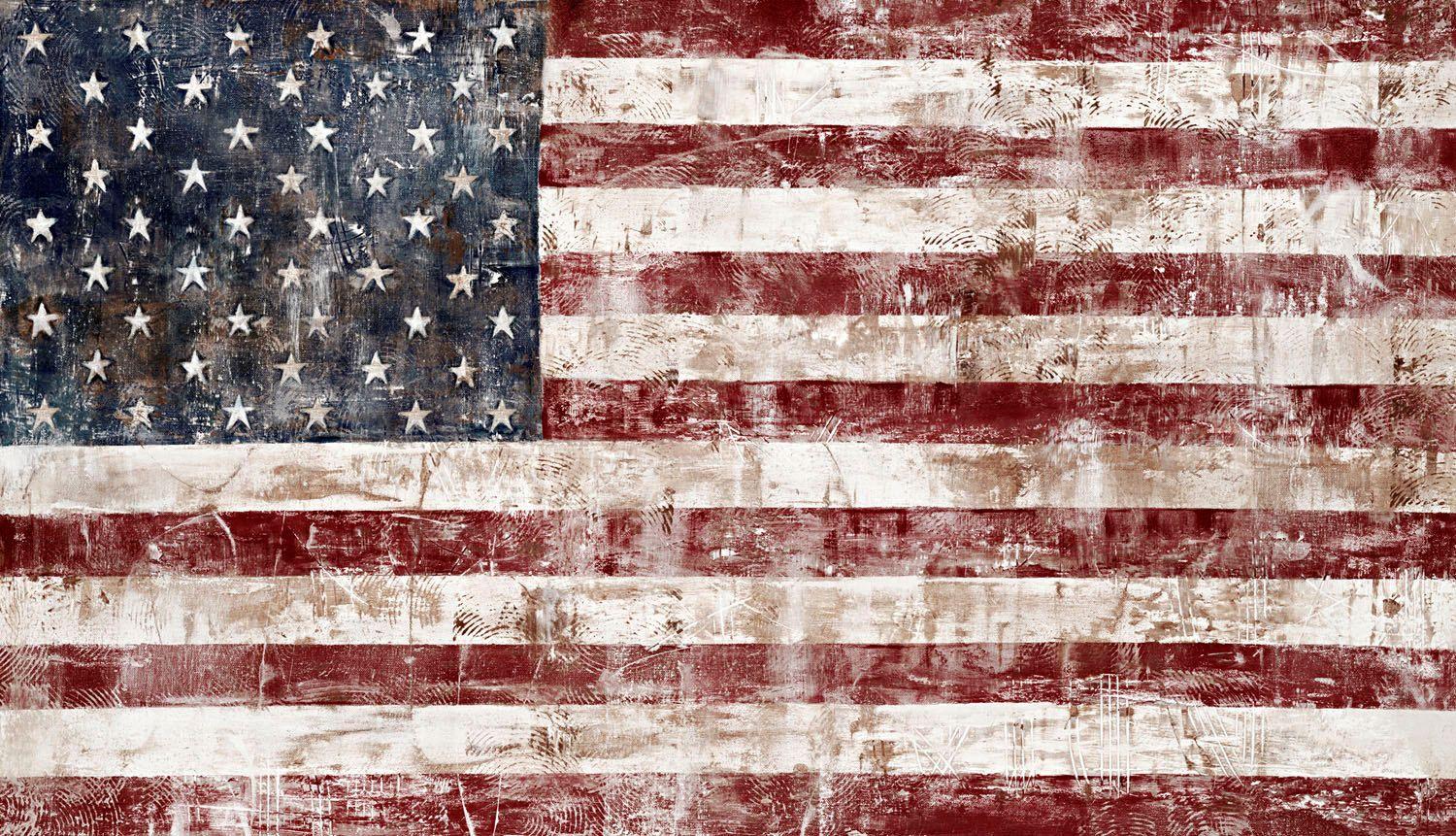 1500x861 Rustic American Flag Wallpaper