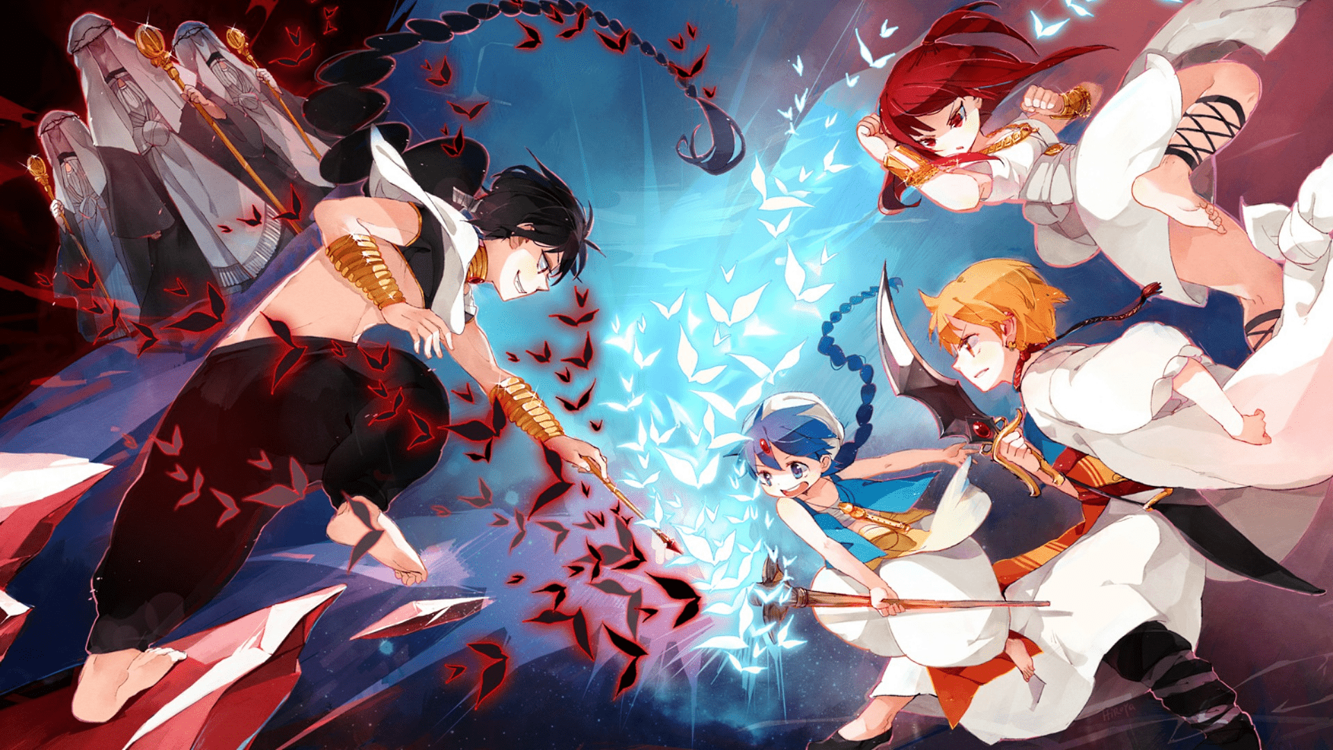 1920x1080 Magi Sinbad Wallpaper
