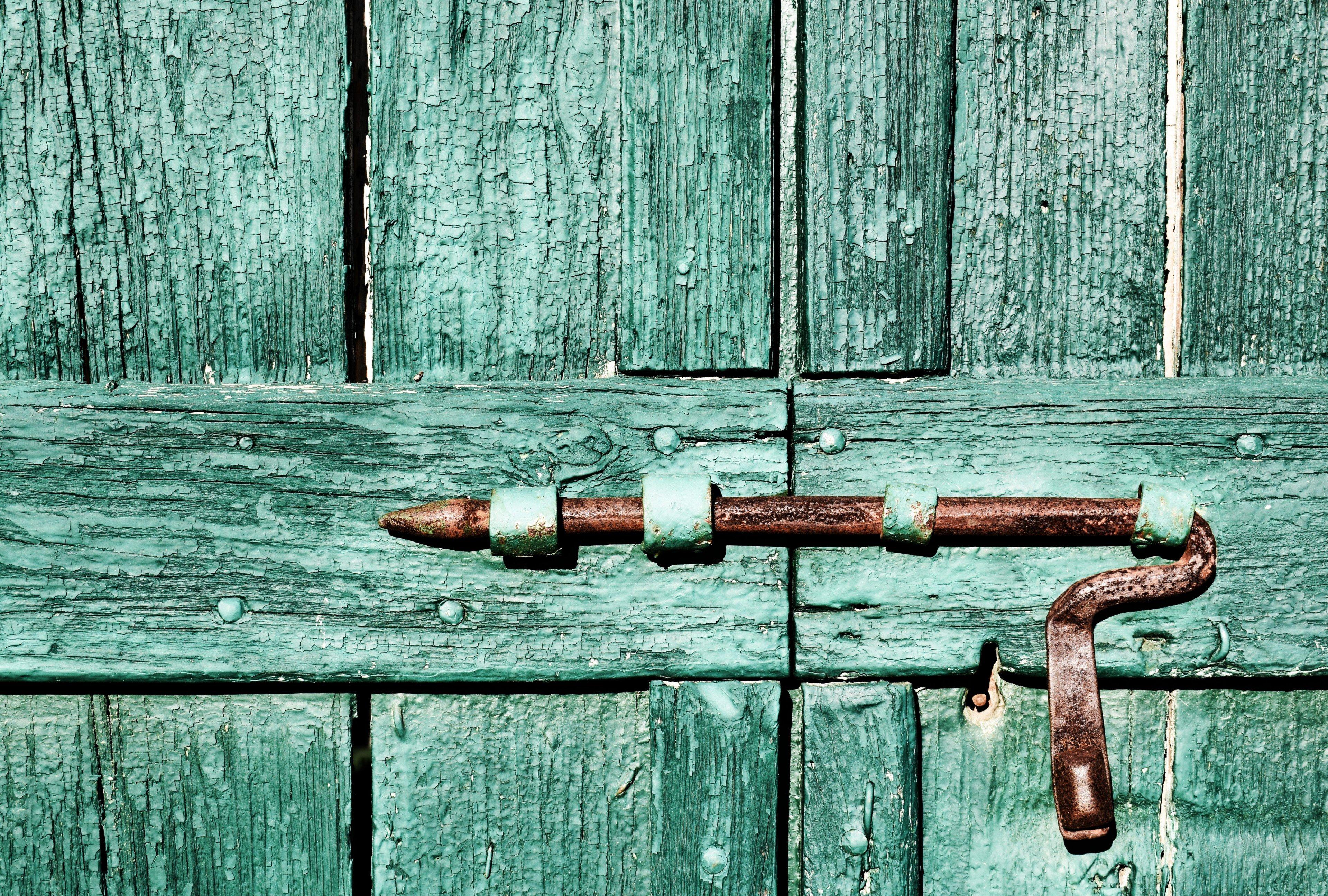 3840x2593 Wallpaper / vintage green texture and wood HD 4k wallpaper