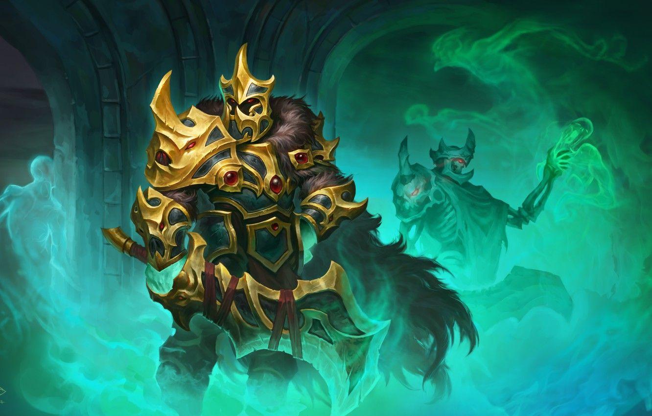 1332x850 Wallpaper sword, armor, perfume, art, skeleton, ghosts, king, Dota Skeleton King, Ostarion, Wraith King, KAaSTuroveC image for desktop, section игры