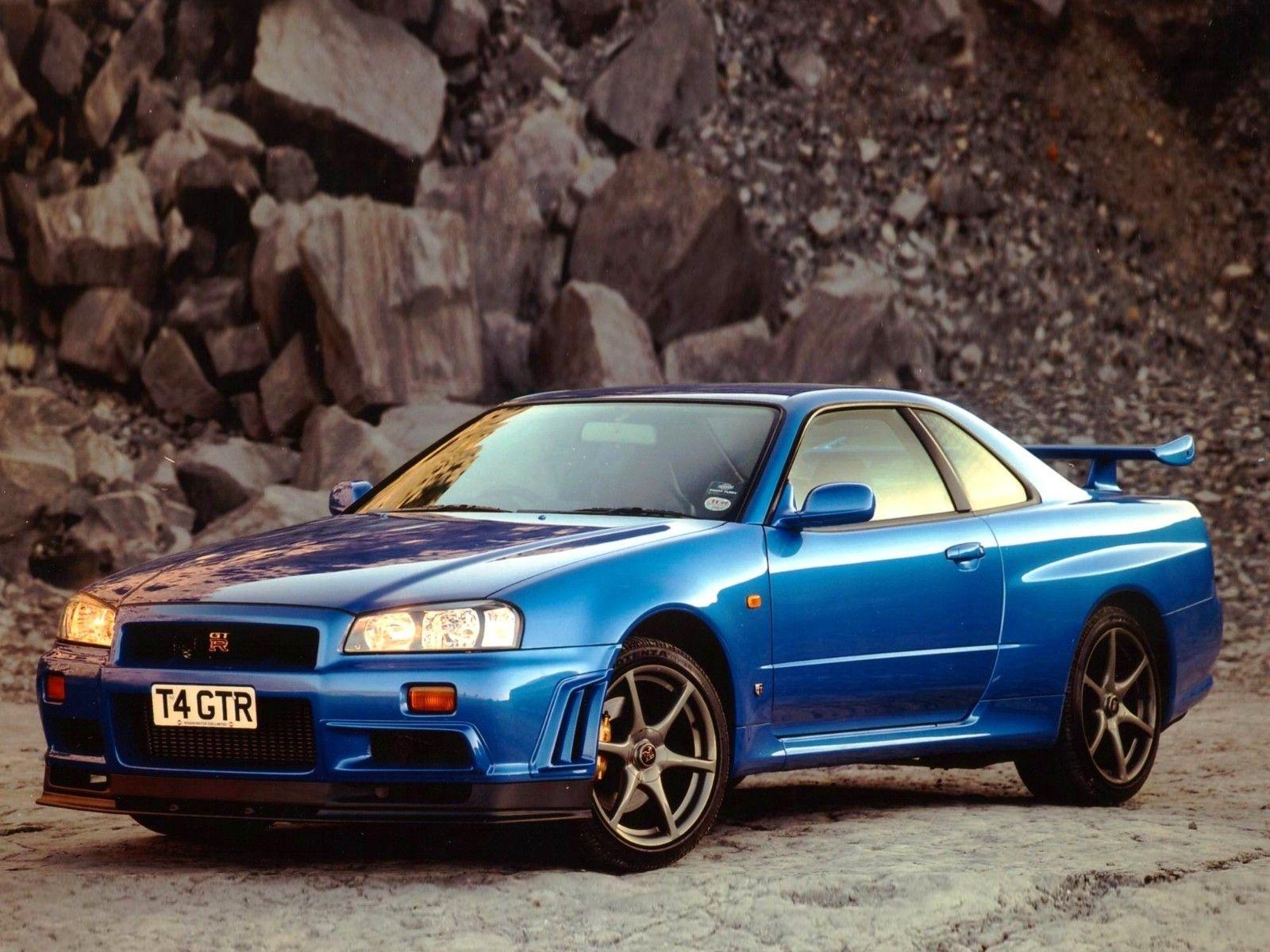 1600x1200 Nissan Skyline GT R Blue Car Wallpaperx1200