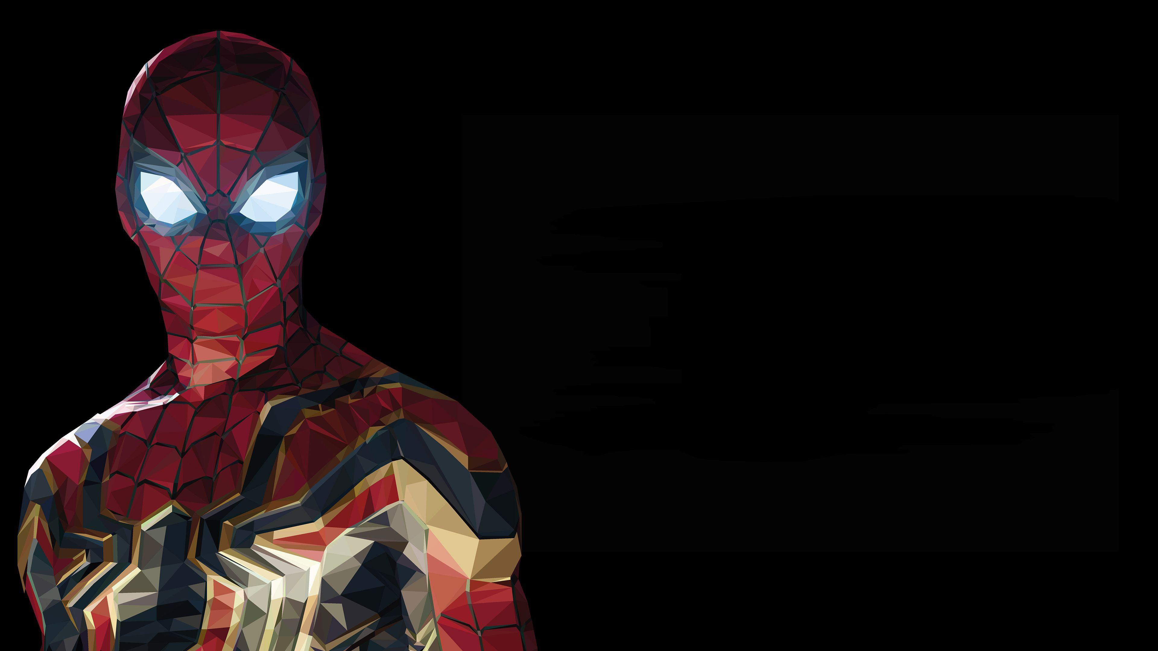 3840x2160 Spiderman Low Poly 4k superheroes wallpaper, spiderman wallpaper, hd- wallpaper, digital art wallpaper, behance wallpaper. Spiderman, Superhero, Art wallpaper