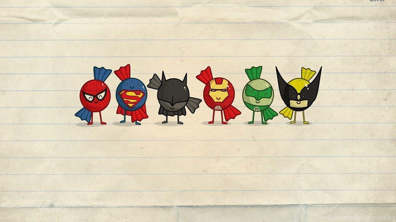 1280x720 Superhero Candy Wallpaper Digital Art Wallpaper Desktop Background