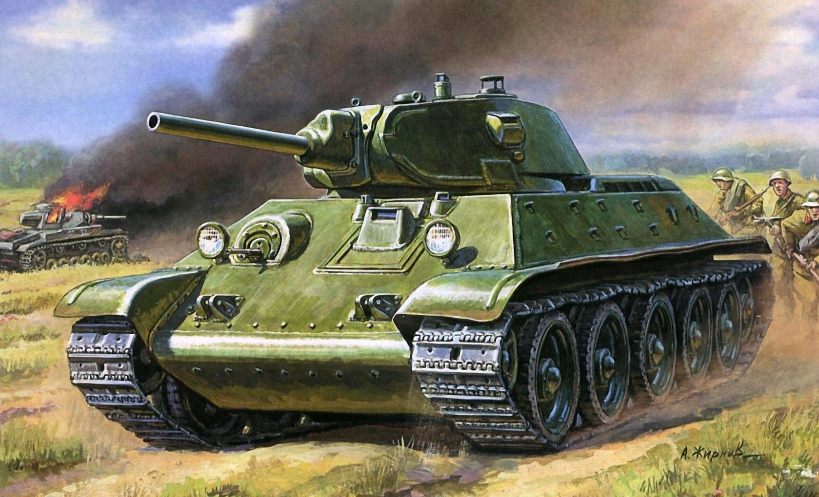 1679x1020 T 34 Xe tăng T 34 76 1940 Y. Quân đội nghệ thuật vẽ tranh