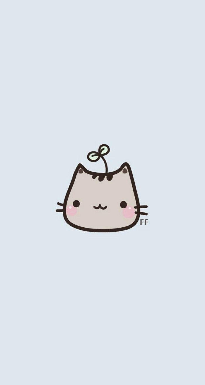 700x1309 Cute Cat Cartoon Wallpaper