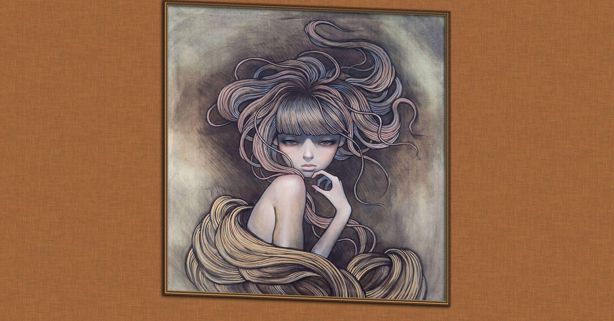 1978x1034 Audrey Kawasaki Sketch Up Wallpaper HD / Desktop and Mobile Background