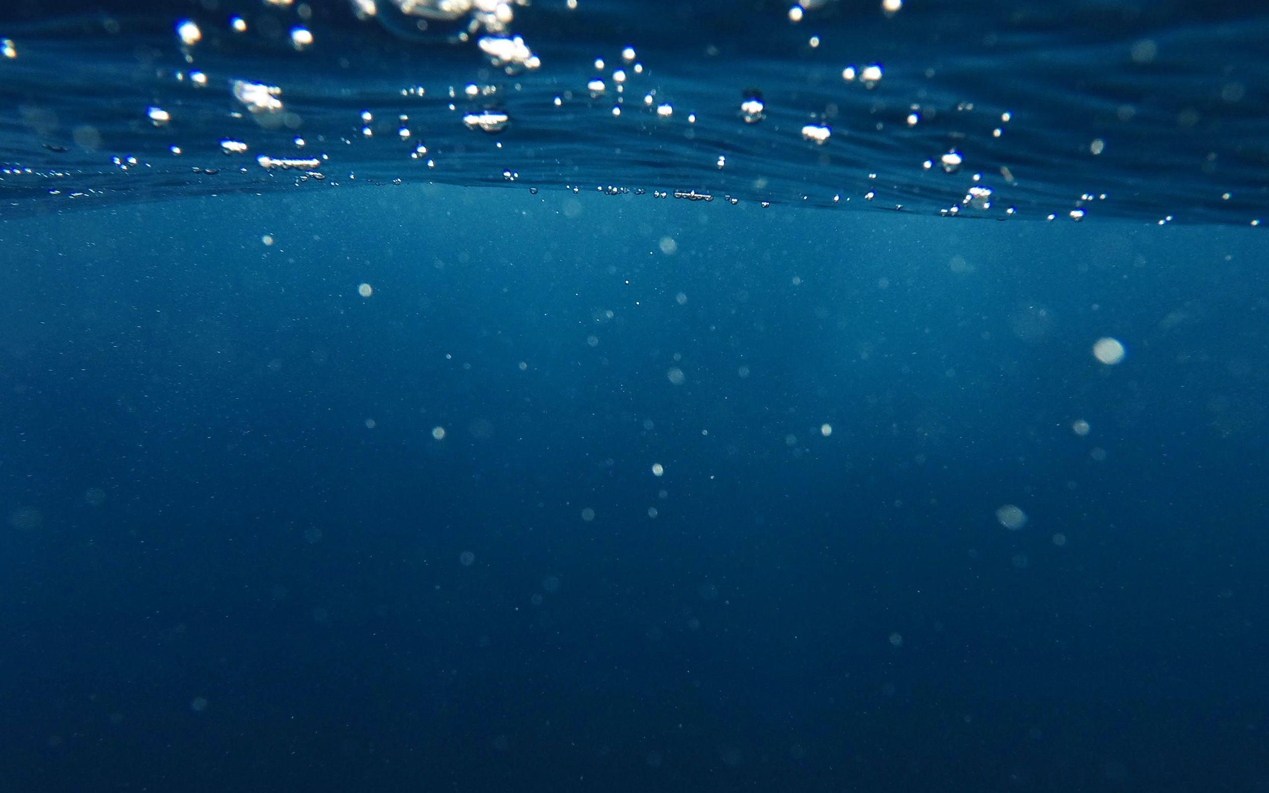 2560x1600 Bubble Underwater Swim Blue Dark Pattern Wallpaper