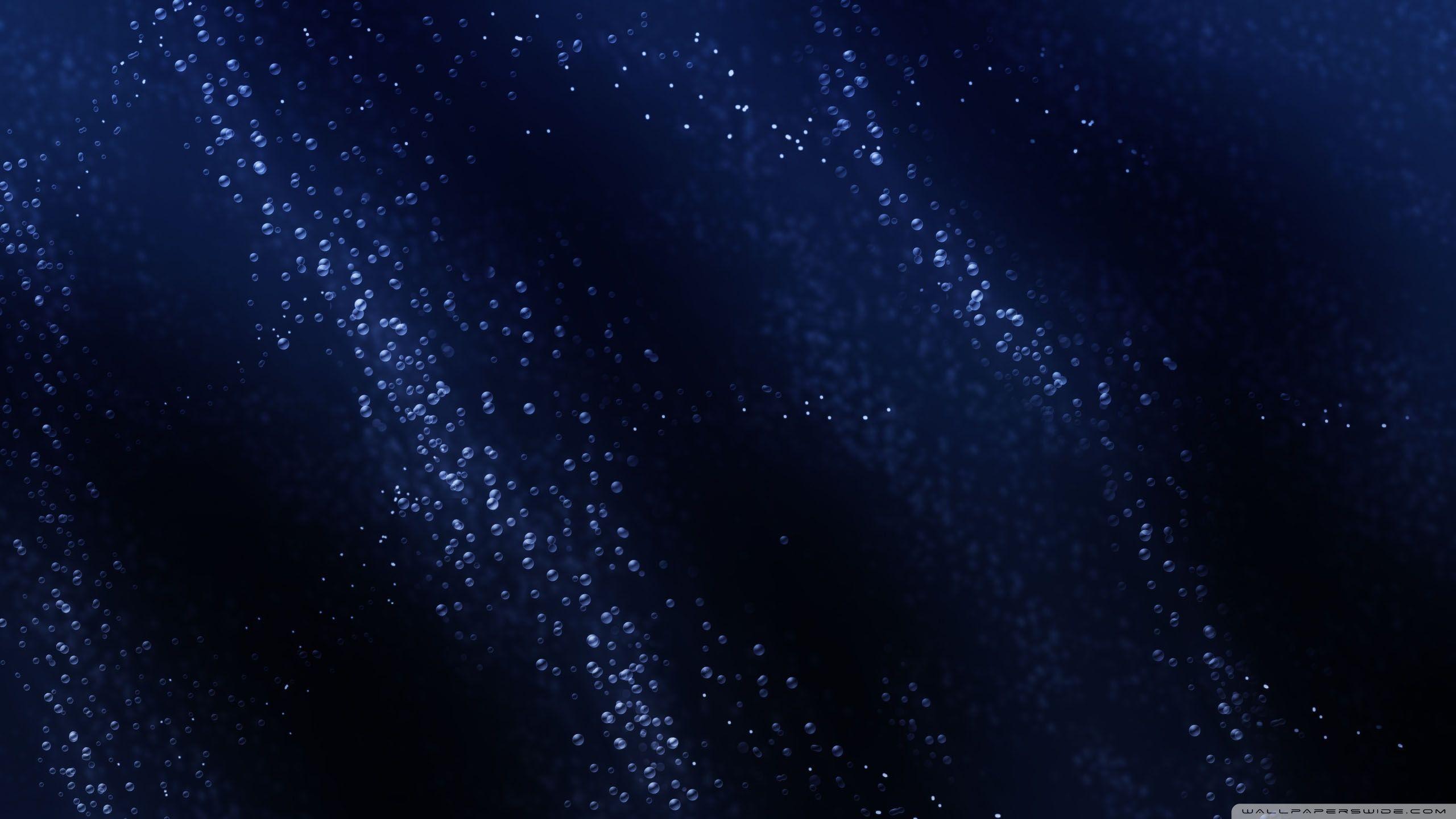2560x1440 Dark Blue Water Bubbles Ultra HD Desktop Background Wallpaper for 4K UHD TV : Widescreen & UltraWide Desktop & Laptop : Tablet