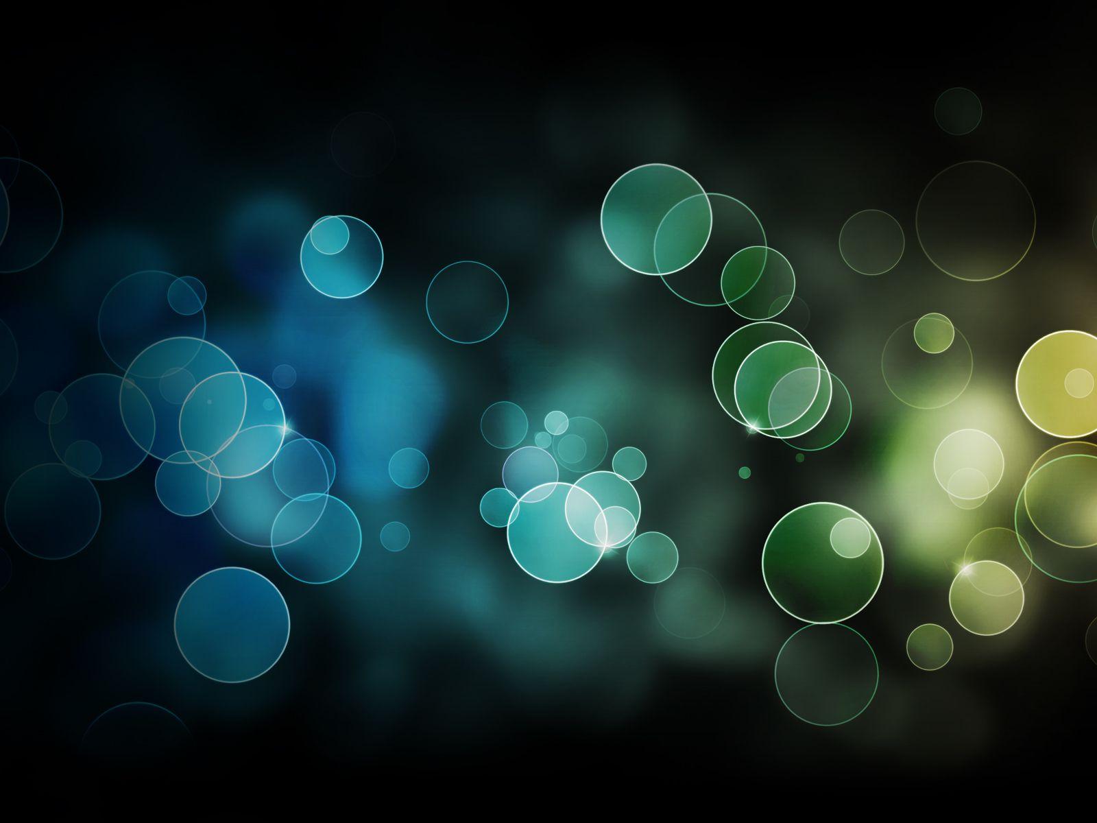 1600x1200 Blue Green Bubbles Free PPT Background for your PowerPoint Templates