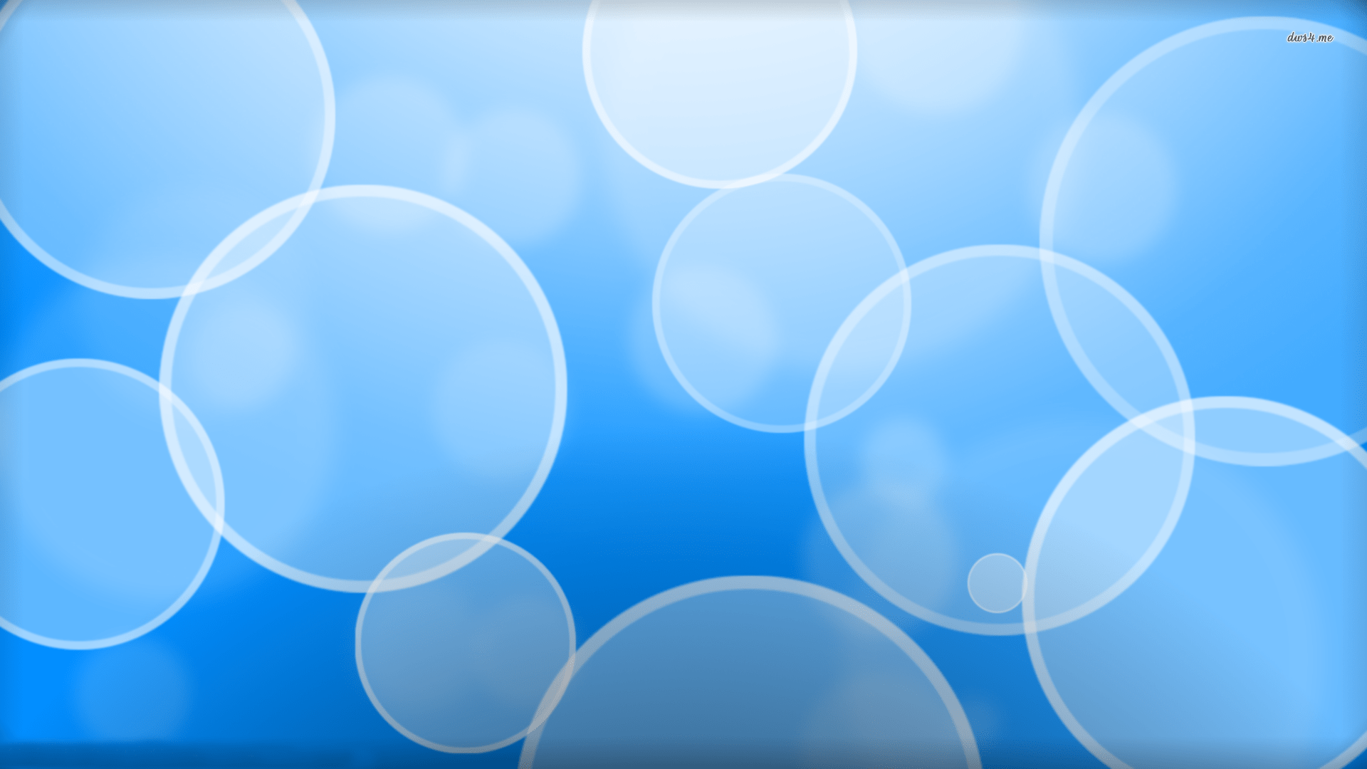 1920x1080 Blue Bubble Wallpaper