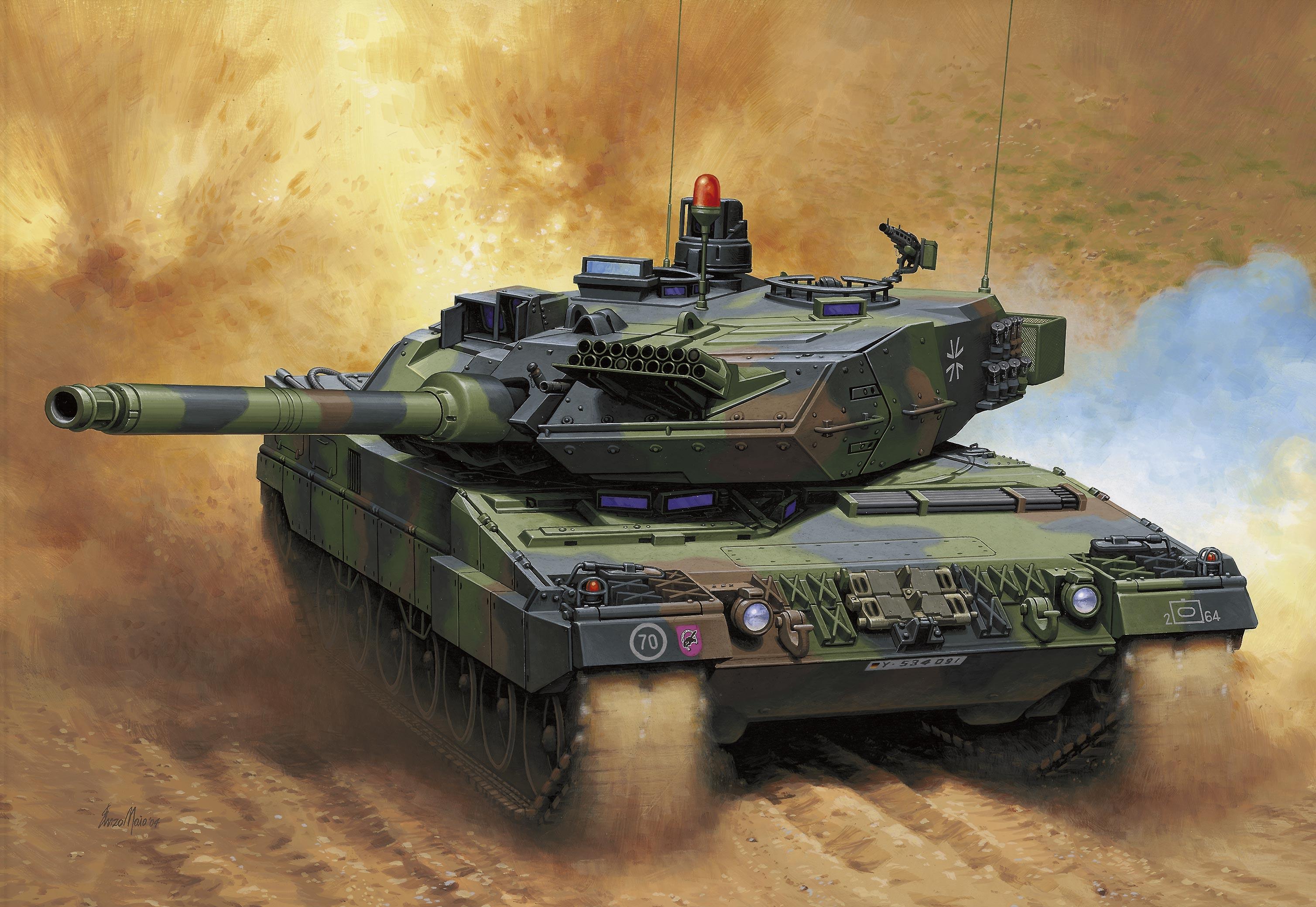 3016x2079 Xe tăng lục quân Xe tăng Leopard 2A Tranh nghệ thuật Leopard 2 3016x2079