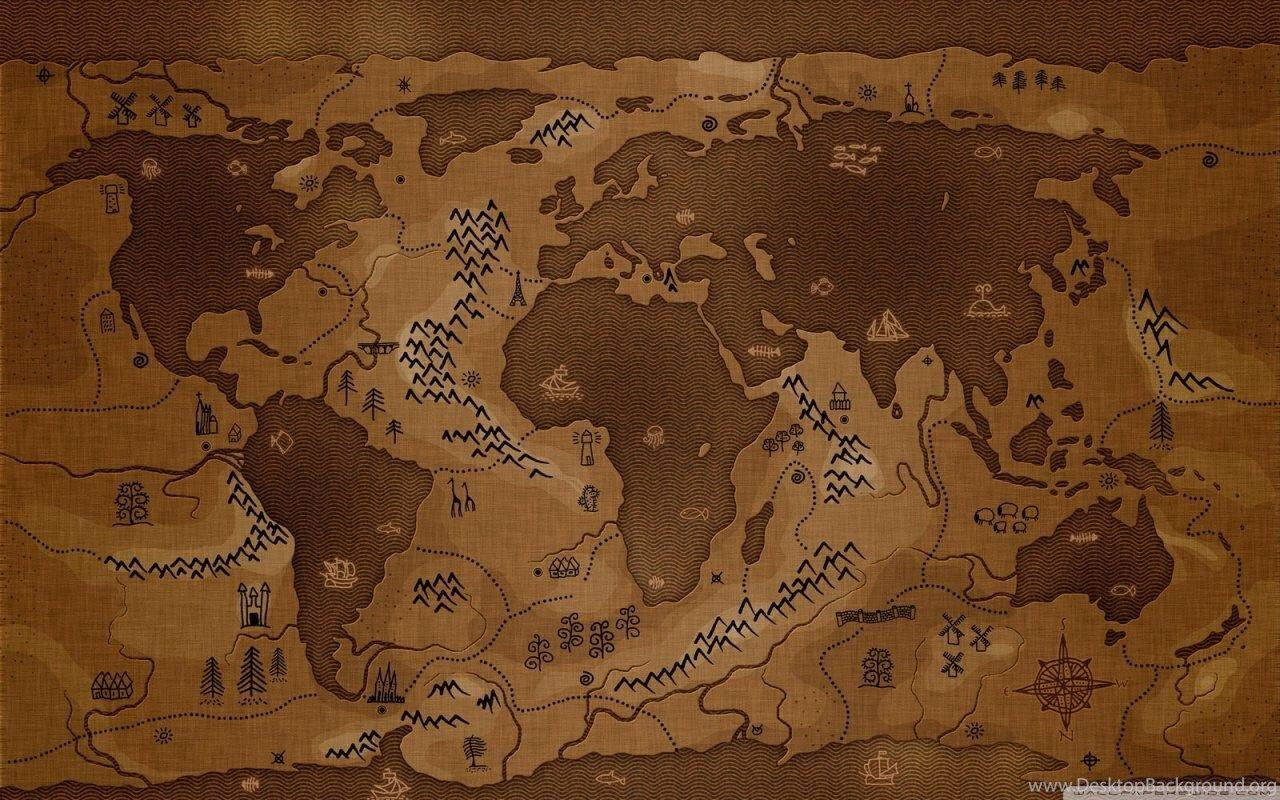 1280x800 Wallpaper Old World Map HD Widescreen Fullscreen 1280x800. Desktop Background