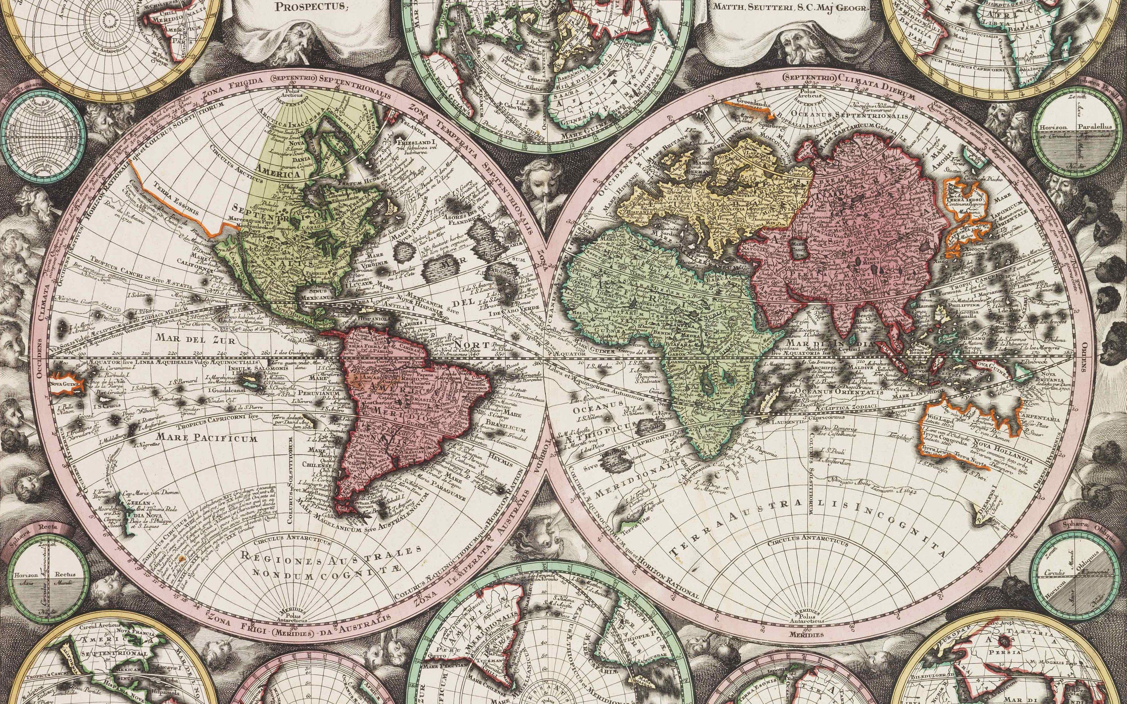 3840x2400 Download wallpaper Retro world map, old atlas, Earth map, old world map, map of continents, retro map, world map concepts, geography for desktop with resolution 3840x2400. High Quality HD picture wallpaper