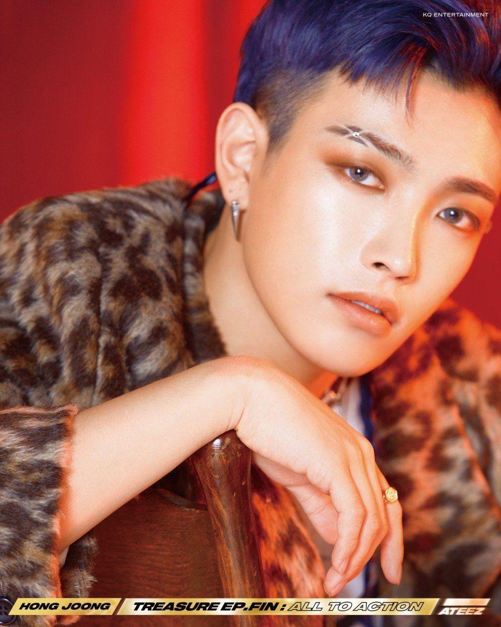 1000x1250 ATEEZ's Hongjoong & Seonghwa bring out side in individual 'All To Action' teaser image