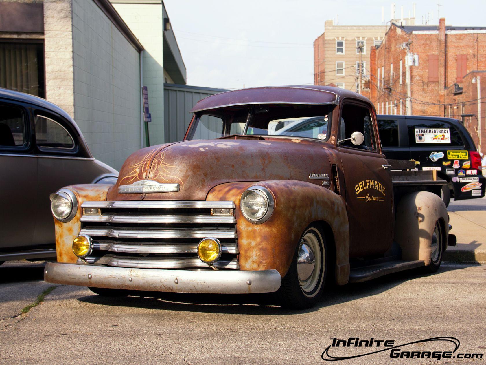 1680x1260 Chevy Rat Rod Truck Wallpaper