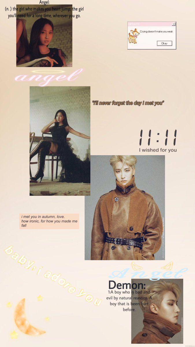 675x1200 MOVED tried making a Sihwa (Sihyeon x Seonghwa) wallpaper cuz i was bored, feel free to use it