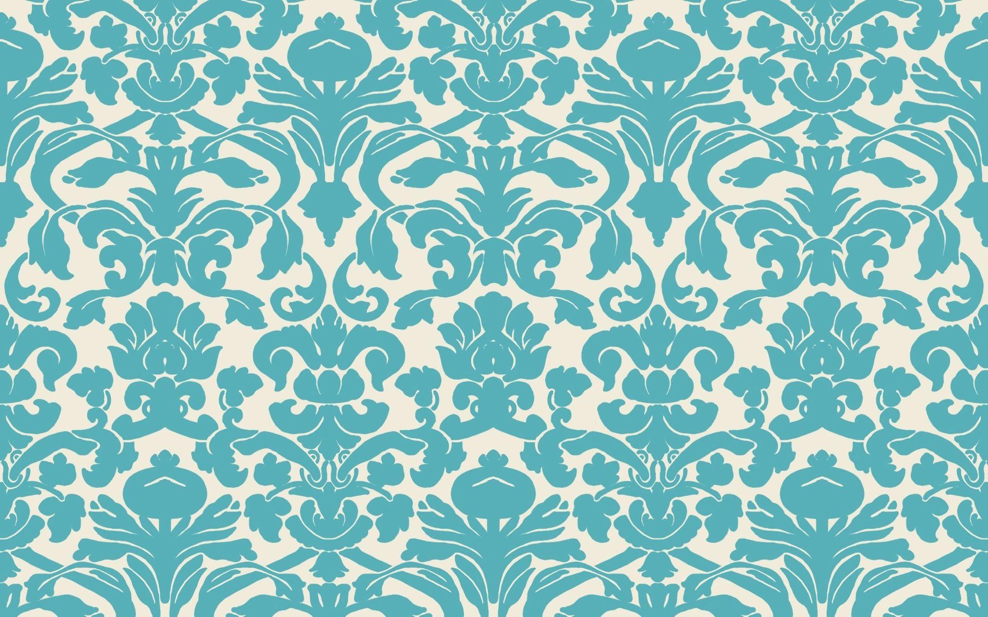 1920x1200 Blue Damask wallpaper. Blue Damask