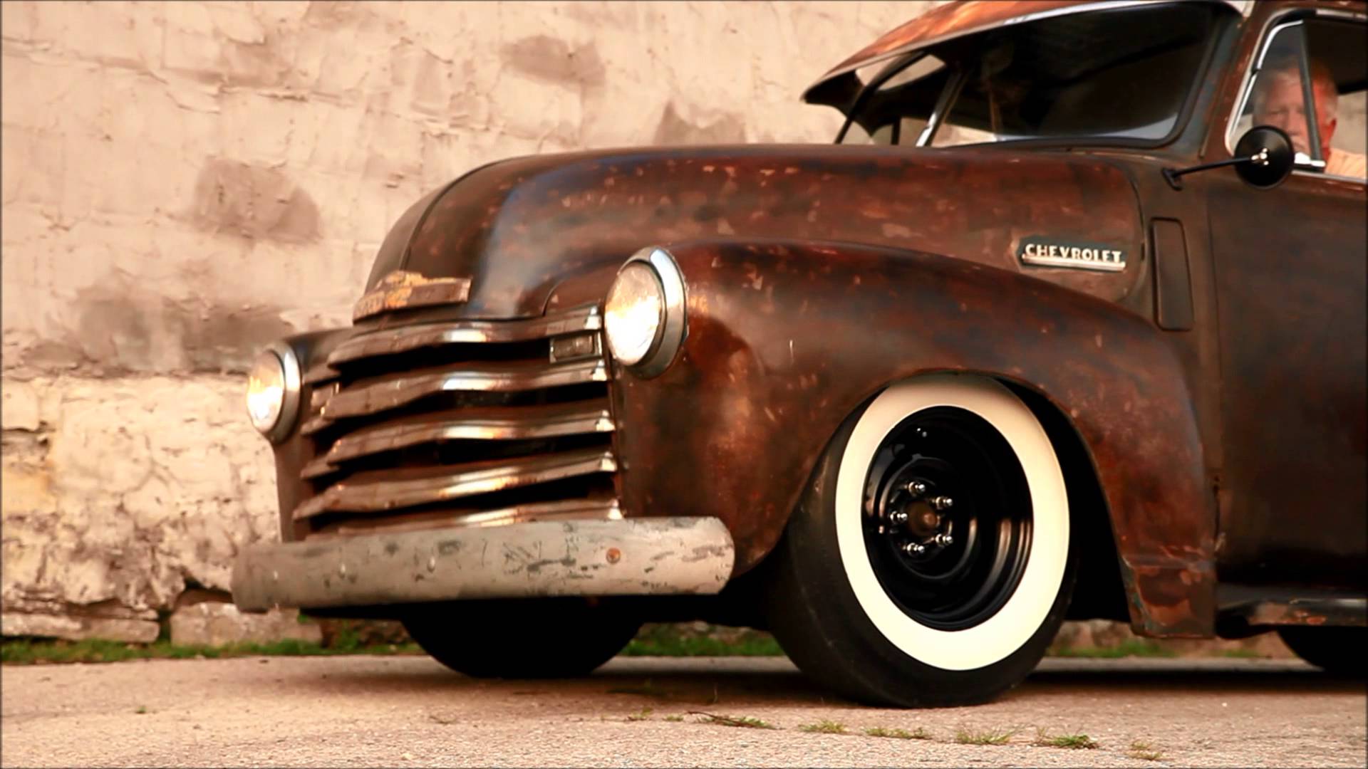 1920x1080 Chevrolet Pickup Patina Shop Truck, Air Bagged, Air Ride