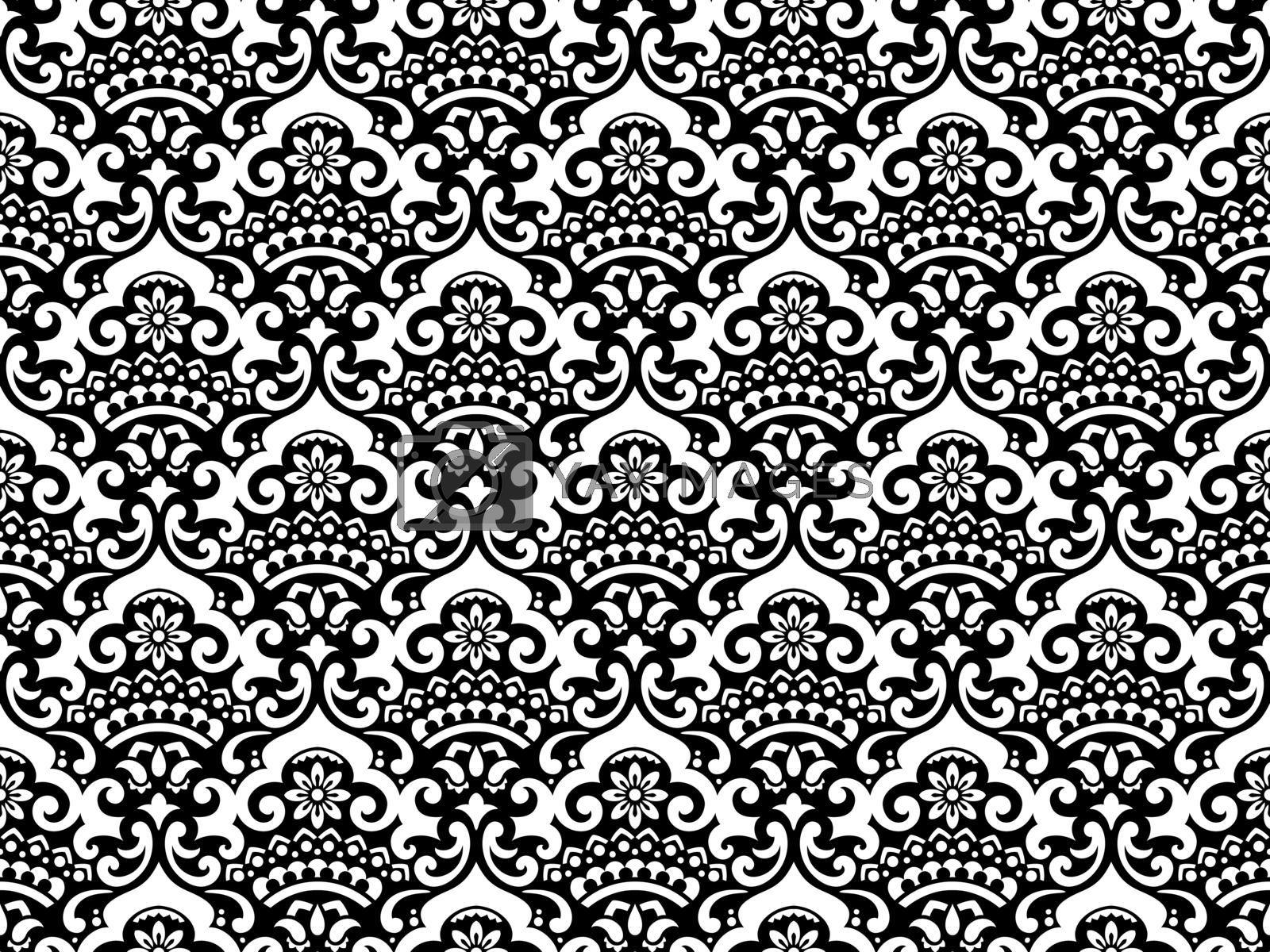 1600x1200 Vector damask seamless pattern background. Elegant luxury texture for wallpaper, background and page fill. Best motive for print on fabric or papper. Royalty Free Stock Image. YAYIMAGES Free Stock