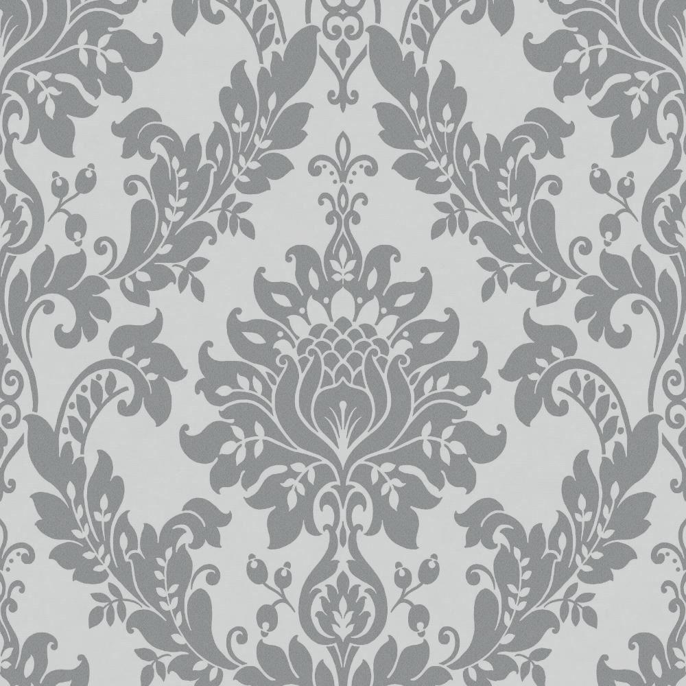 1000x1000 Holden Decor Clara Damask Pattern Wallpaper Glitter Motif Metallic Texture Vinyl