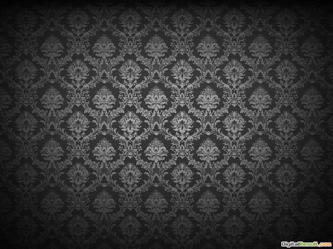 1152x864 background patterns damask wallpaper black. Black Background 1299 - Red Damask Pattern Wallpaper