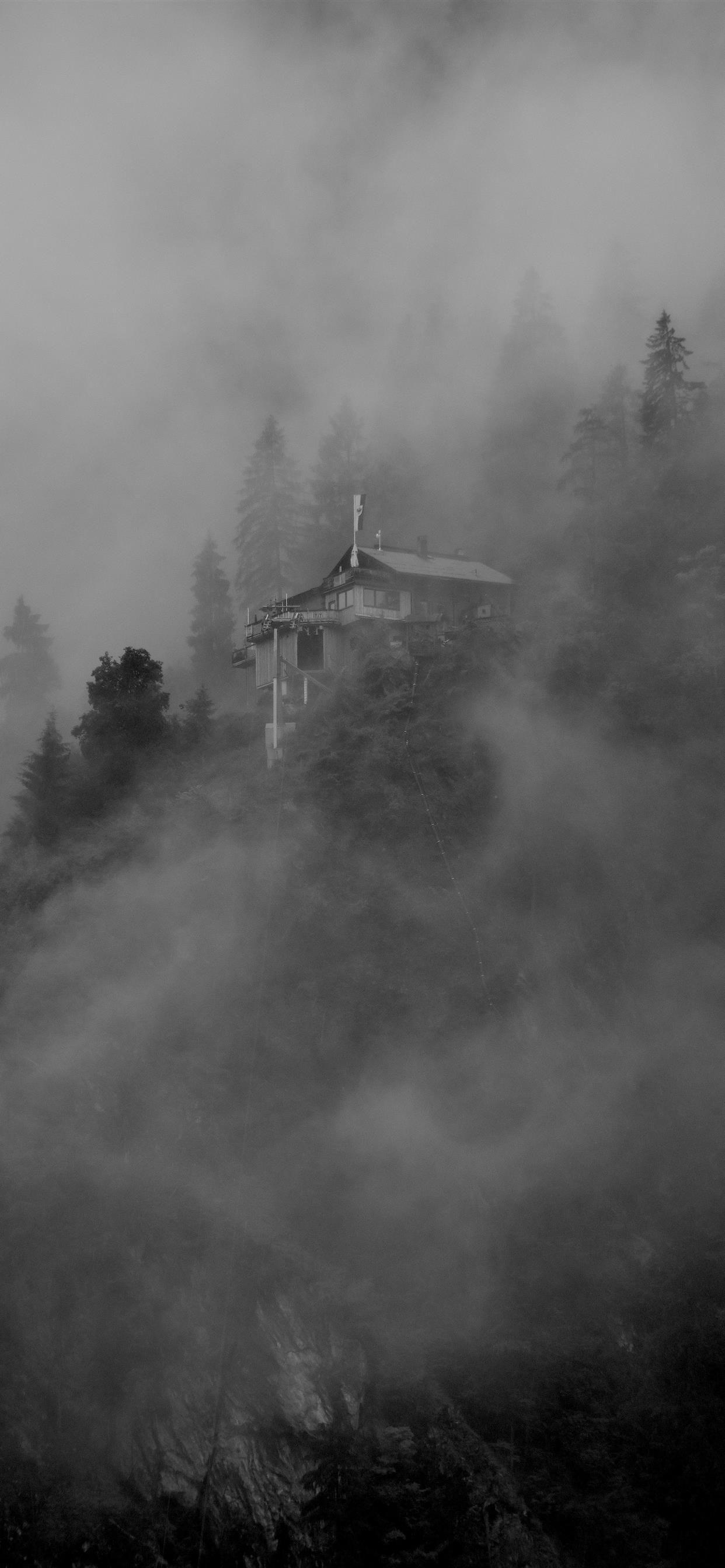 1242x2688 The fog of mystery iPhone X Wallpaper Free Download