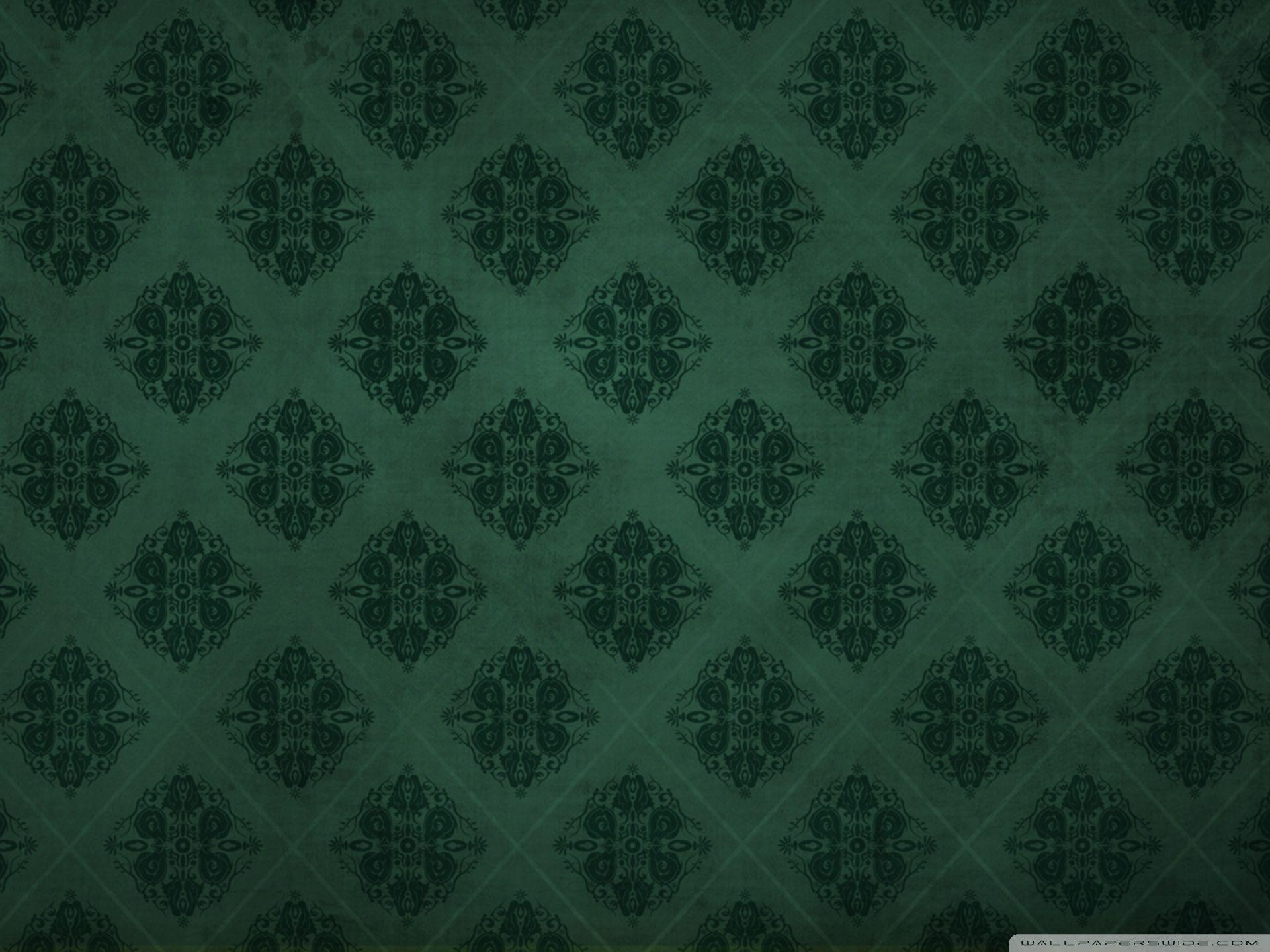 1920x1440 Green Damask Background Ultra HD Desktop Background Wallpaper for : Tablet