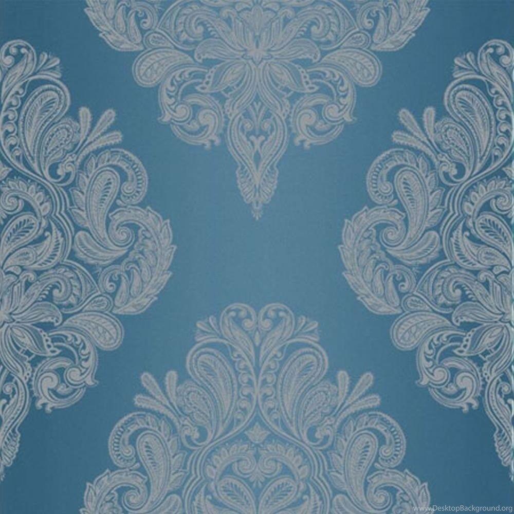 1000x1000 Graham & Brown Llewelyn Bowen Silver Damask Pattern Wallpaper 50 258 Desktop Background